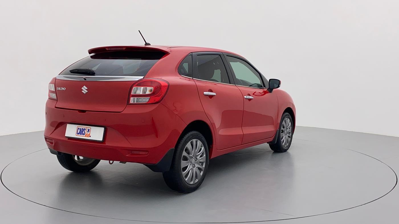 2018 Maruti Baleno ALPHA 1.2 K12 AMT, Petrol, Automatic, 60,393 km, Right Back Diagonal (45- Degree) View