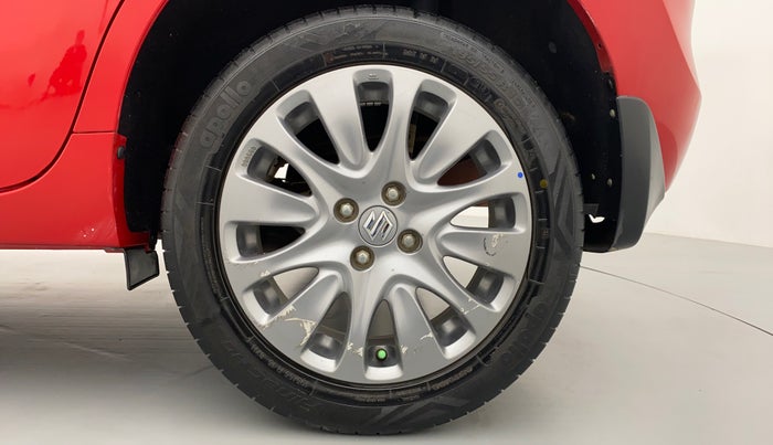 2018 Maruti Baleno ALPHA 1.2 K12 AMT, Petrol, Automatic, 60,393 km, Left Rear Wheel