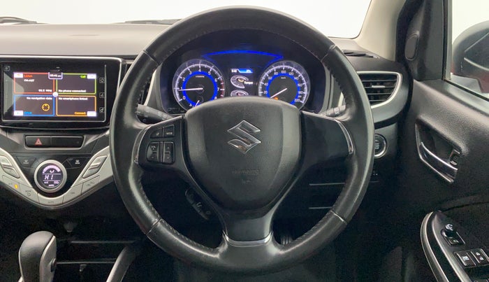 2018 Maruti Baleno ALPHA 1.2 K12 AMT, Petrol, Automatic, 60,393 km, Steering Wheel Close-up