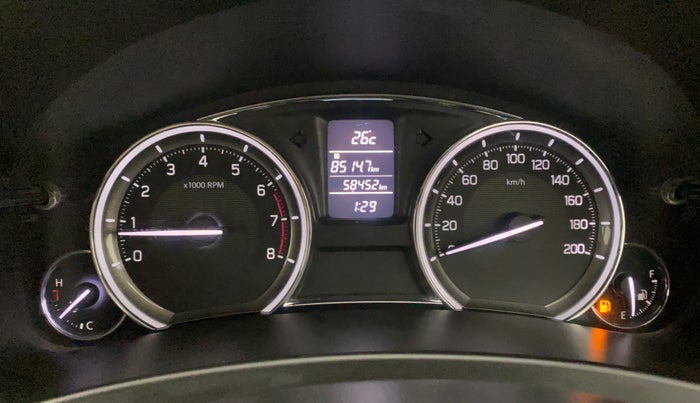 2017 Maruti Ciaz SIGMA 1.4 MT PETROL, Petrol, Manual, 58,452 km, Odometer Image