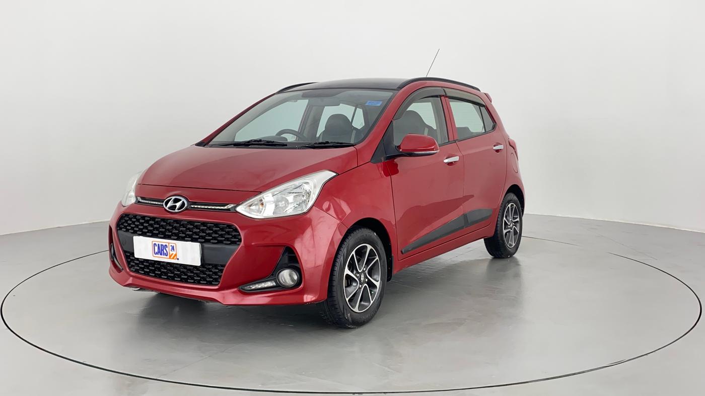 2017 Hyundai Grand i10 ASTA 1.2 (O) VTVT, Petrol, Manual, 49,649 km, Left Front Diagonal