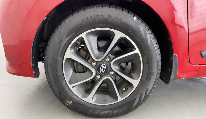2017 Hyundai Grand i10 ASTA 1.2 (O) VTVT, Petrol, Manual, 49,649 km, Left Front Wheel