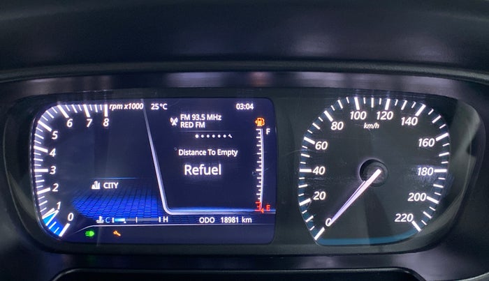 2021 Tata PUNCH CREATIVE  MT, Petrol, Manual, 19,238 km, Odometer Image