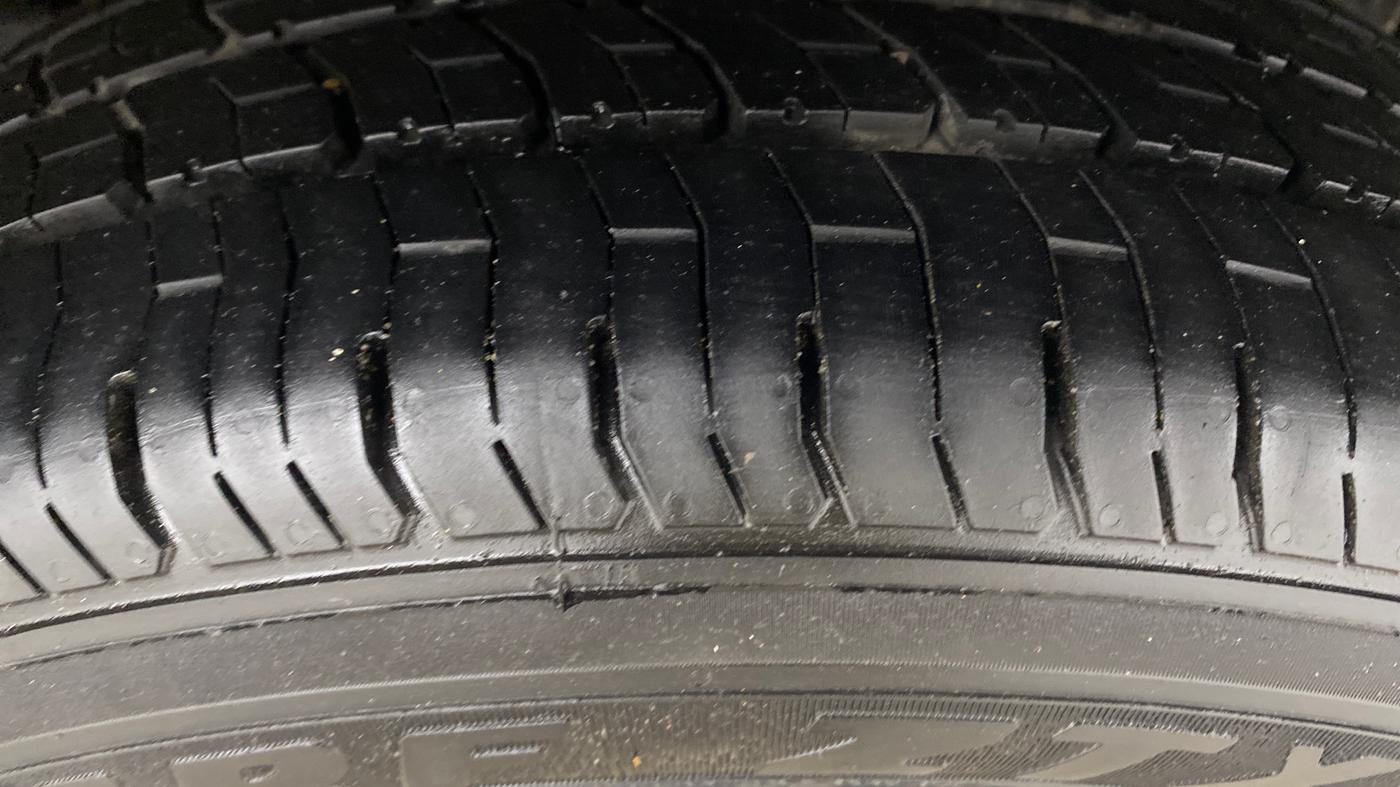 2022 Tata Tiago XT CNG, CNG, Manual, 54,355 km, Left Rear Tyre Tread