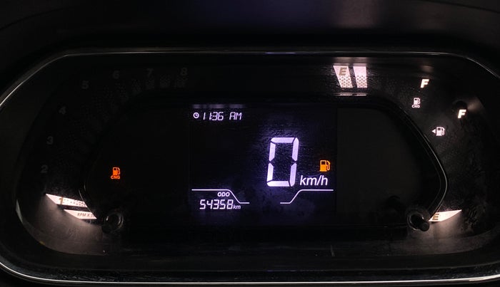 2022 Tata Tiago XT CNG, CNG, Manual, 54,355 km, Odometer Image