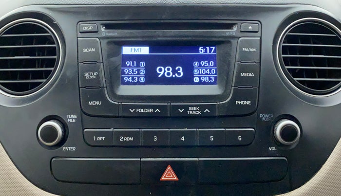 2014 Hyundai Xcent S (O) 1.2, Petrol, Manual, 80,250 km, Infotainment System