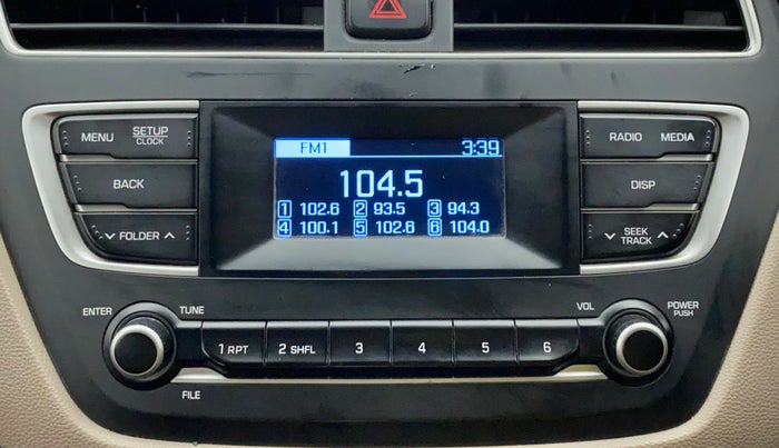 2018 Hyundai Elite i20 MAGNA EXECUTIVE 1.2, Petrol, Manual, 55,117 km, Infotainment System