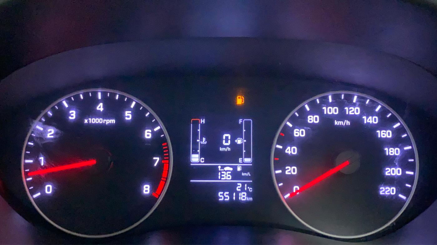2018 Hyundai Elite i20 MAGNA EXECUTIVE 1.2, Petrol, Manual, 55,117 km, Odometer Image