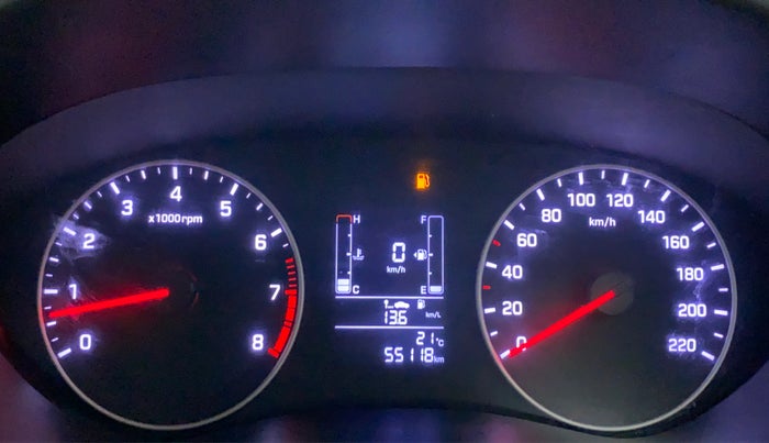 2018 Hyundai Elite i20 MAGNA EXECUTIVE 1.2, Petrol, Manual, 55,117 km, Odometer Image