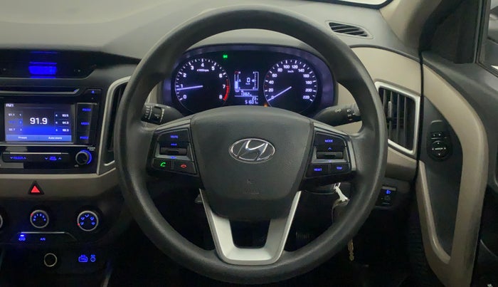 2017 Hyundai Creta E PLUS 1.6 PETROL, Petrol, Manual, 51,559 km, Steering Wheel Close Up