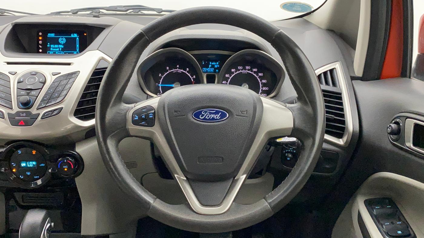 2015 Ford Ecosport TITANIUM 1.5L PETROL AT, Petrol, Automatic, 54,032 km, Steering Wheel Close Up