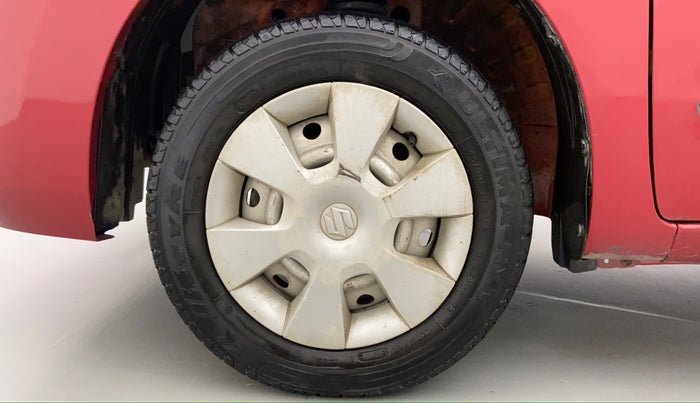 2013 Maruti Wagon R 1.0 LXI, Petrol, Manual, 53,345 km, Left Front Wheel