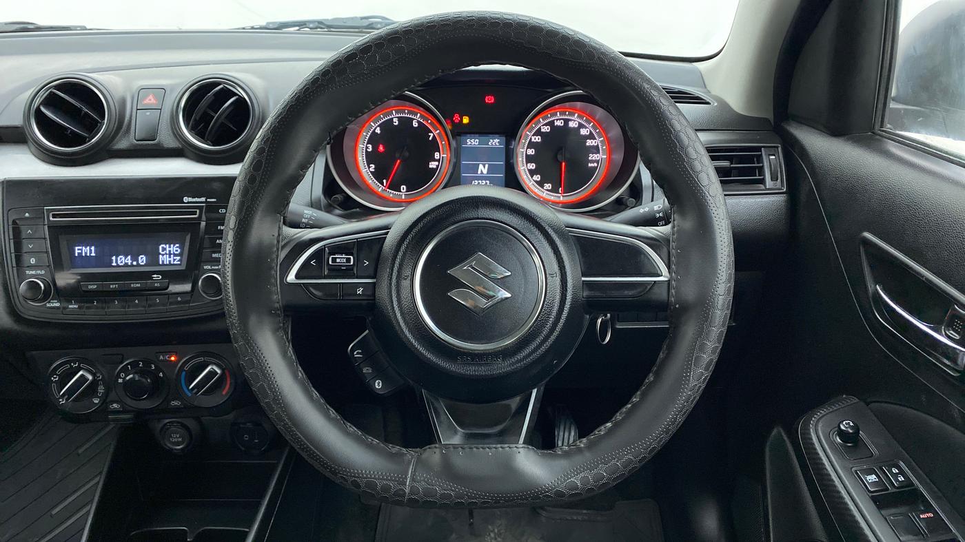 2019 Maruti Swift VXI AMT D, Petrol, Automatic, 14,430 km, Steering Wheel Close Up