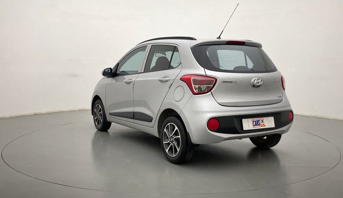 2017 Hyundai Grand i10 SPORTZ (O) 1.2 AT VTVT, Petrol, Automatic, 19,358 km, Left Back Diagonal