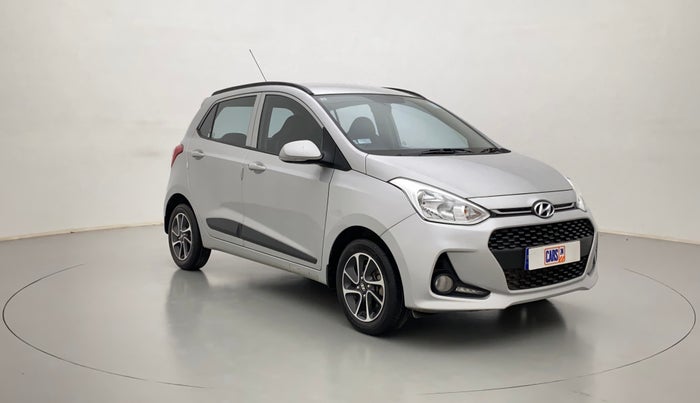 2017 Hyundai Grand i10 SPORTZ (O) 1.2 AT VTVT, Petrol, Automatic, 19,358 km, Right Front Diagonal
