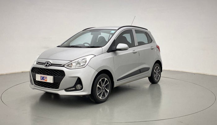 2017 Hyundai Grand i10 SPORTZ (O) 1.2 AT VTVT, Petrol, Automatic, 19,358 km, Left Front Diagonal