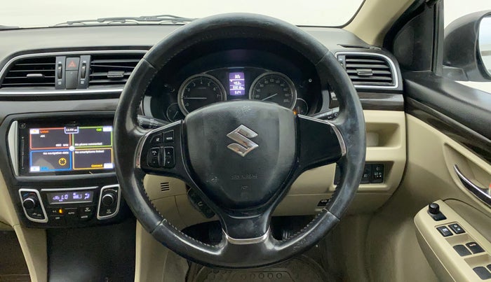 2017 Maruti Ciaz ALPHA 1.4 PETROL, Petrol, Manual, 93,015 km, Steering Wheel Close Up