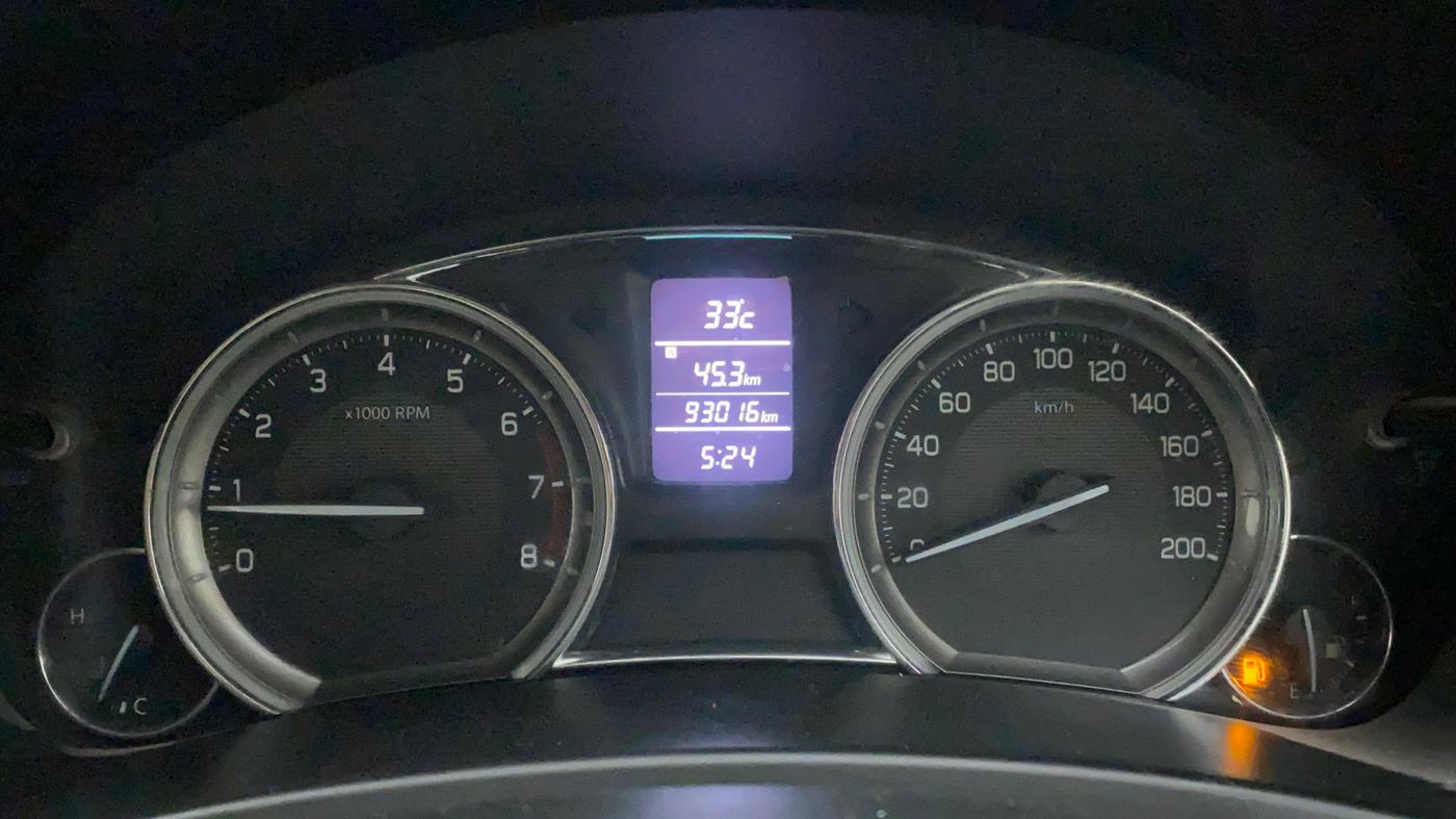 2017 Maruti Ciaz ALPHA 1.4 PETROL, Petrol, Manual, 93,015 km, Odometer Image