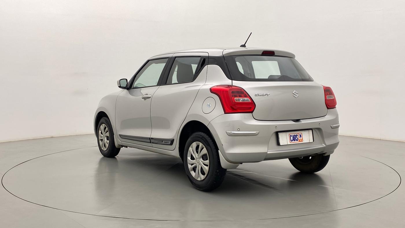 2019 Maruti Swift VXI AMT D, Petrol, Automatic, 17,576 km, Left Back Diagonal