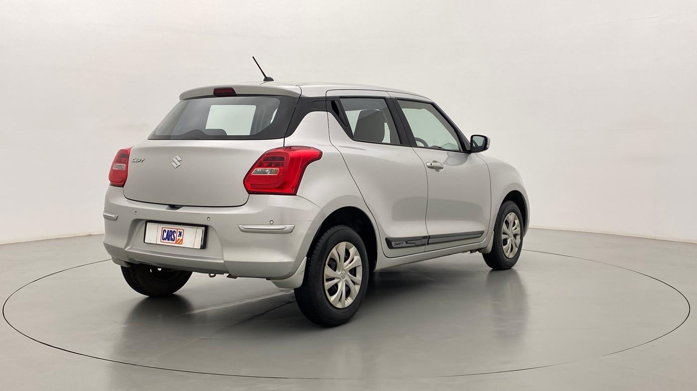 2019 Maruti Swift VXI AMT D, Petrol, Automatic, 17,576 km, Right Back Diagonal