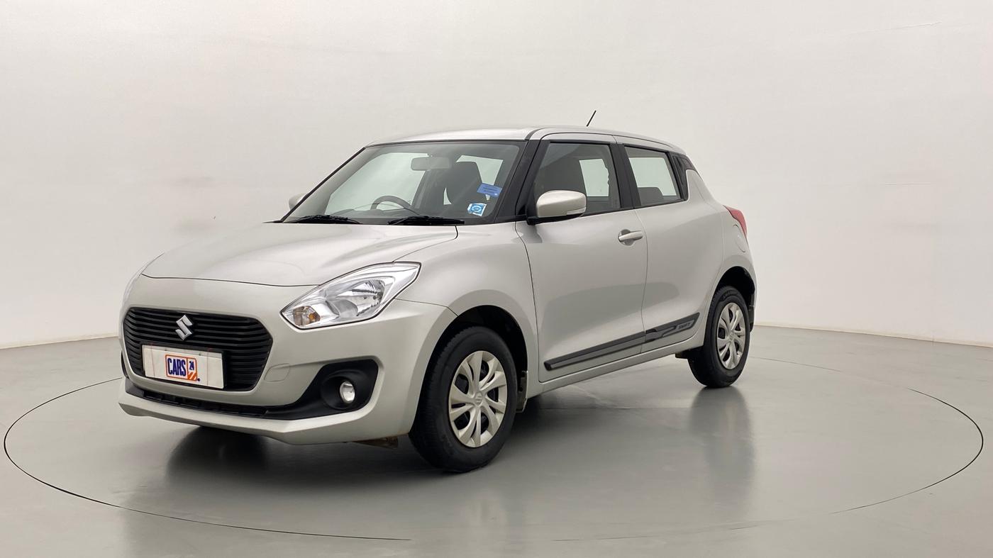 2019 Maruti Swift VXI AMT D, Petrol, Automatic, 17,576 km, Left Front Diagonal