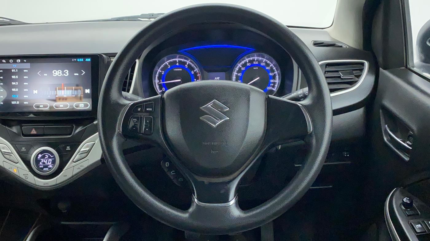2017 Maruti Baleno DELTA PETROL 1.2, Petrol, Manual, 27,327 km, Steering Wheel Close Up