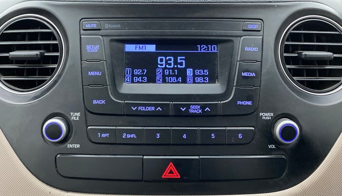 2018 Hyundai Xcent S 1.2, Petrol, Manual, 39,271 km, Infotainment System