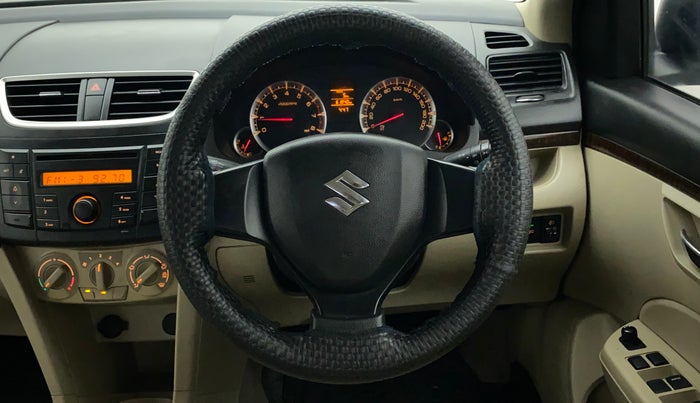 2014 Maruti Swift Dzire VXI, Petrol, Manual, 62,373 km, Steering Wheel Close Up