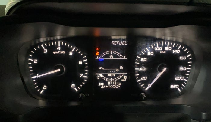 2020 Tata ALTROZ XT PETROL, Petrol, Manual, 87,123 km, Odometer Image