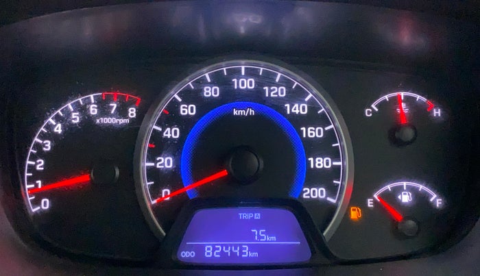 2016 Hyundai Grand i10 MAGNA 1.2 KAPPA VTVT, CNG, Manual, 82,993 km, Odometer Image