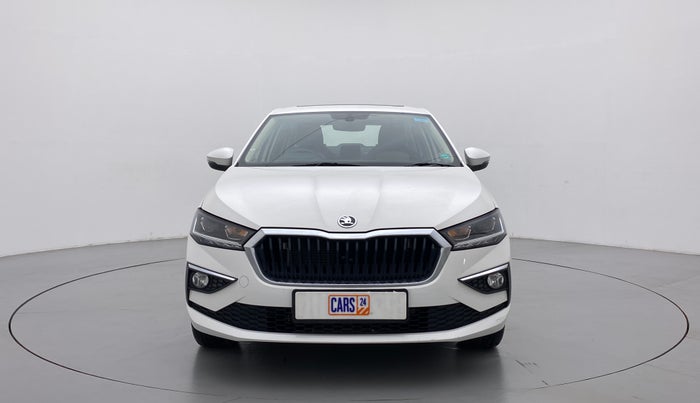 2022 Skoda SLAVIA STYLE 1.0 TSI AT, Petrol, Automatic, 4,479 km, Front
