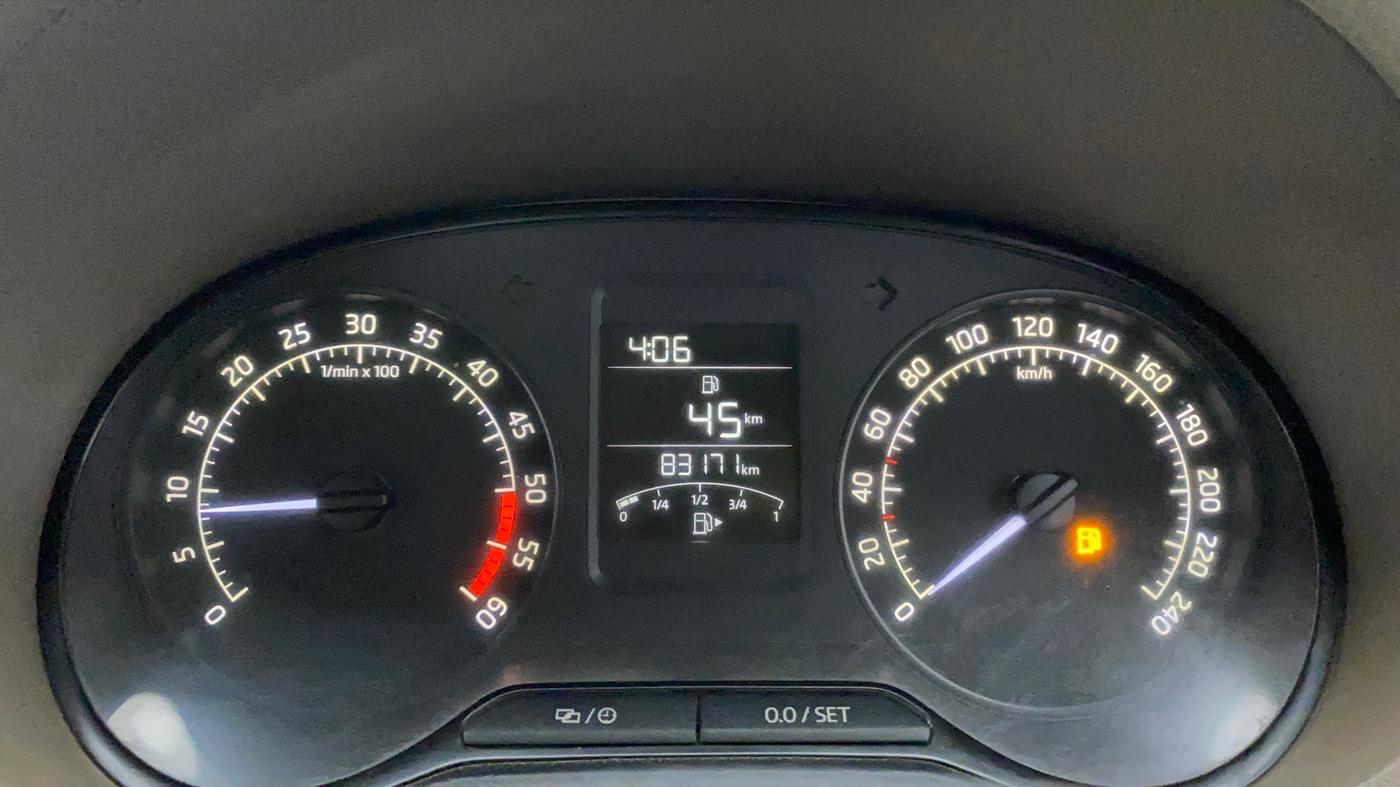 2014 Skoda Rapid 1.5 TDI CR AMBITION PLUS, Diesel, Manual, 83,171 km, Odometer Image