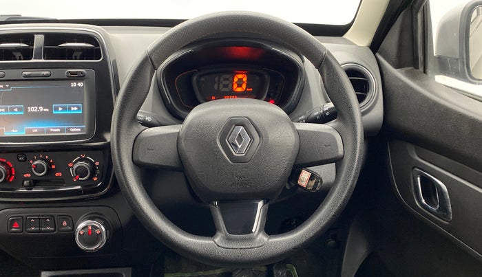 2018 Renault Kwid RXT 1.0 EASY-R  AT, Petrol, Automatic, 10,025 km, Steering Wheel Close Up