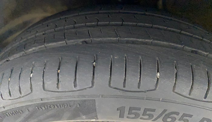 2015 Maruti Alto K10 VXI AMT, Petrol, Automatic, 41,464 km, Left Front Tyre Tread