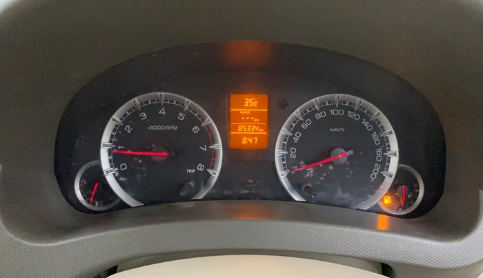 2013 Maruti Ertiga ZXI, Petrol, Manual, 85,295 km, Odometer Image