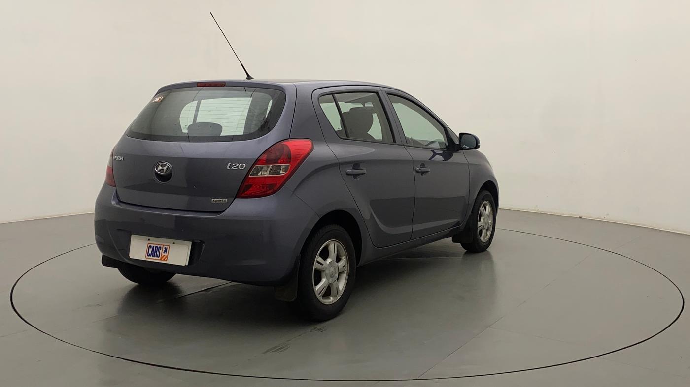 2011 Hyundai i20 SPORTZ (O) 1.2, Petrol, Manual, 72,888 km, Right Back Diagonal