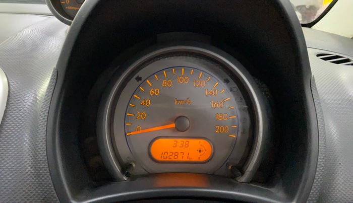 2014 Maruti Ritz VXI, Petrol, Manual, 1,02,864 km, Odometer Image