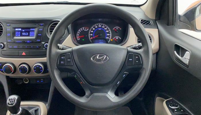 2016 Hyundai Grand i10 SPORTZ 1.2 KAPPA VTVT, Petrol, Manual, 33,940 km, Steering Wheel Close Up