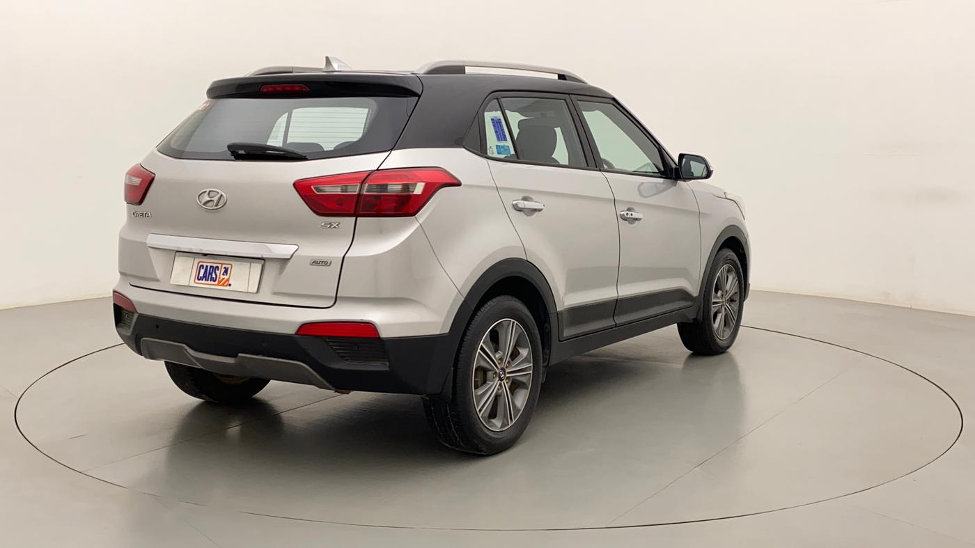 2017 Hyundai Creta SX PLUS AT 1.6 PETROL, Petrol, Automatic, 97,426 km, Right Back Diagonal