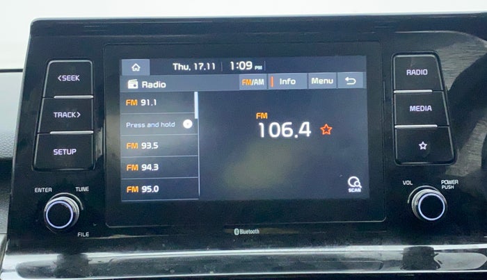 2019 KIA SELTOS HTK 1.5 PETROL, Petrol, Manual, 26,009 km, Infotainment System