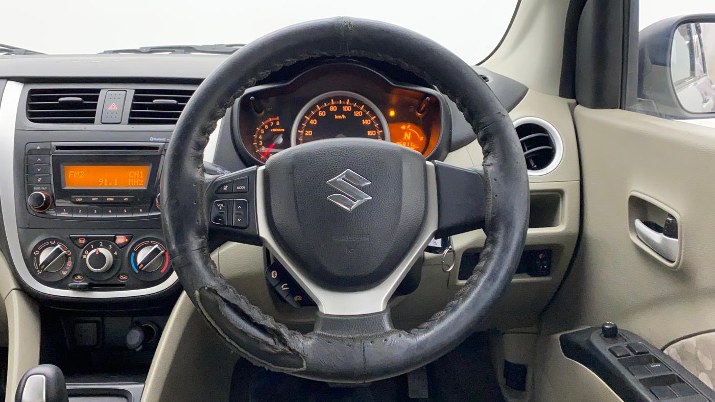 2015 Maruti Celerio ZXI AMT, Petrol, Automatic, 75,911 km, Steering Wheel Close Up