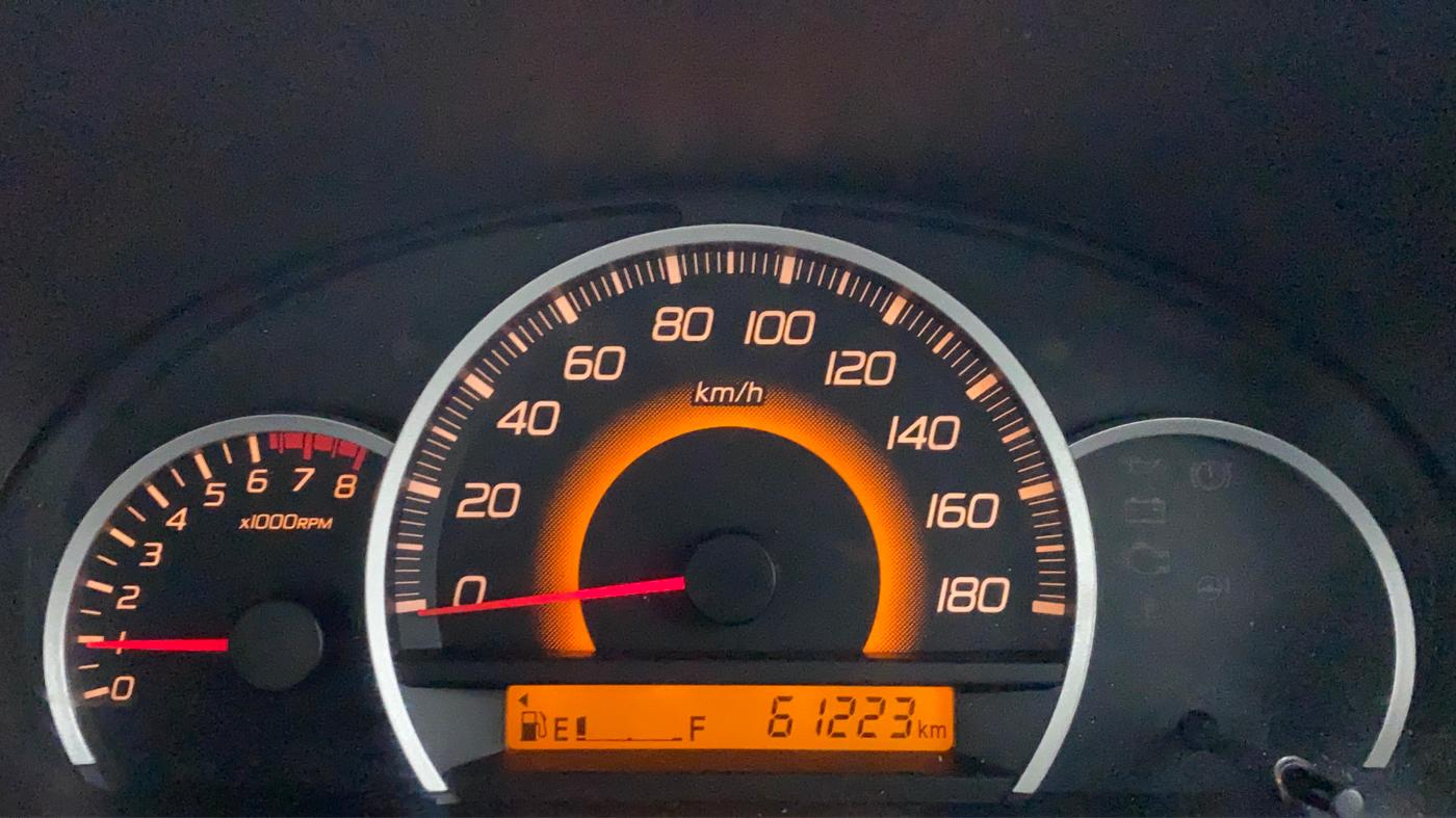 2014 Maruti Wagon R 1.0 VXI, Petrol, Manual, 61,429 km, Odometer Image