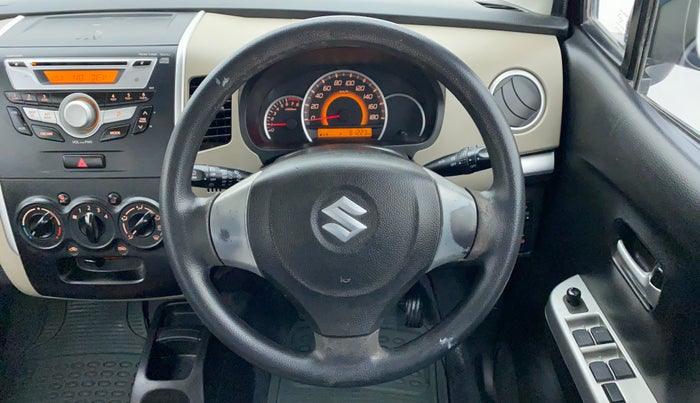 2014 Maruti Wagon R 1.0 VXI, Petrol, Manual, 61,429 km, Steering Wheel Close Up