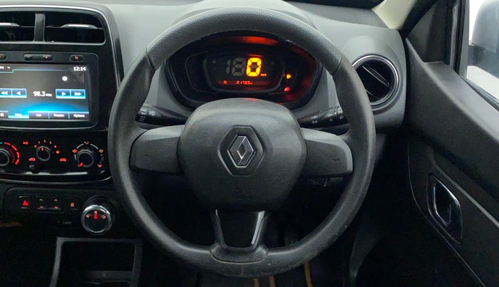2019 Renault Kwid RXT 1.0 AMT (O), Petrol, Automatic, 21,761 km, Steering Wheel Close Up