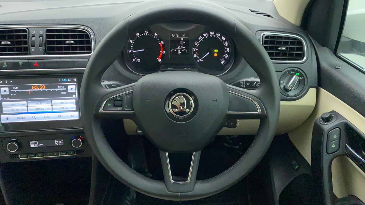 2021 Skoda Rapid STYLE 1.0 AT, Petrol, Automatic, 7,572 km, Steering Wheel Close Up