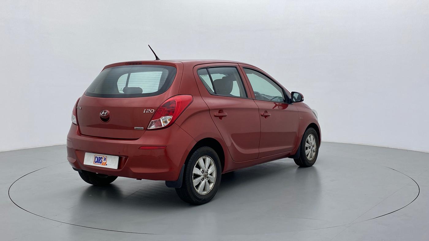 2013 Hyundai i20 SPORTZ 1.2 VTVT, Petrol, Manual, 84,555 km, Right Back Diagonal