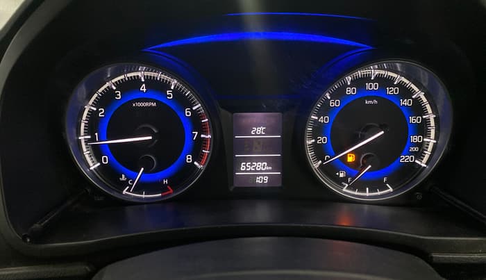 2018 Maruti Baleno DELTA PETROL 1.2, Petrol, Manual, 65,280 km, Odometer Image