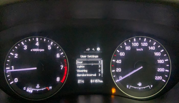 2016 Hyundai Elite i20 ASTA 1.2 (O), Petrol, Manual, 61,157 km, Odometer Image