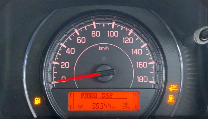2021 Maruti New Wagon-R LXI CNG 1.0 L, CNG, Manual, 36,344 km, Odometer Image