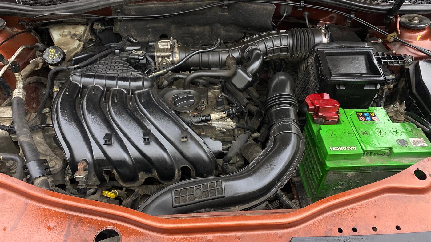 2018 Renault Duster RXS CVT, Petrol, Automatic, 1,41,126 km, Engine View